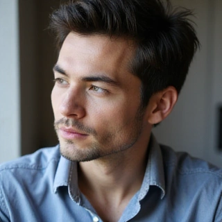 Portrait of a confident man with a thoughtful expression, likely a co-founder or head of operations.