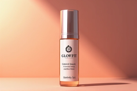GlowFit Radiance Serum applied to skin